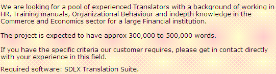 Japanese Translation Job - Real Workd Example