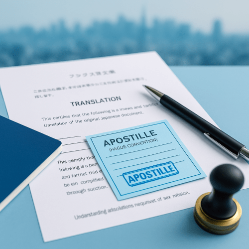 Apostilled Translation - Official Japanese Translation Services Tokyo Japan