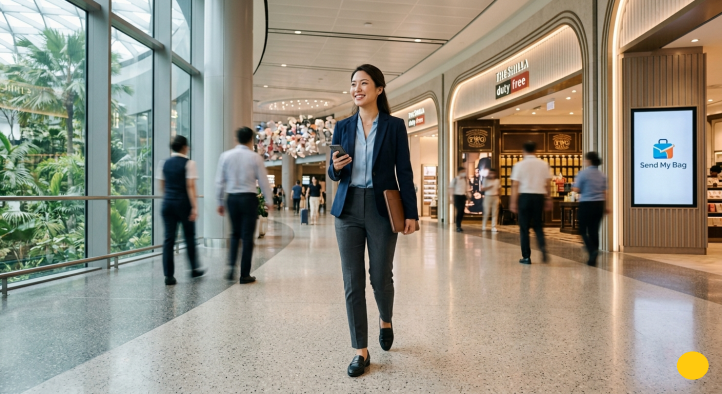 Global Luggage Shipping, Business Travel Logistics, Employee Relocation Service, Corporate Travel Support, Digital Nomad Shipping, International Baggage Delivery, Visa Document Translation